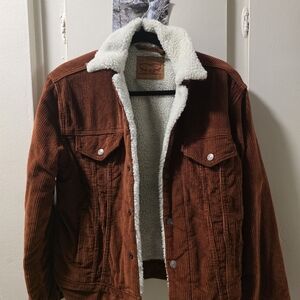 Women's Brown Levis Corduroy Jacket